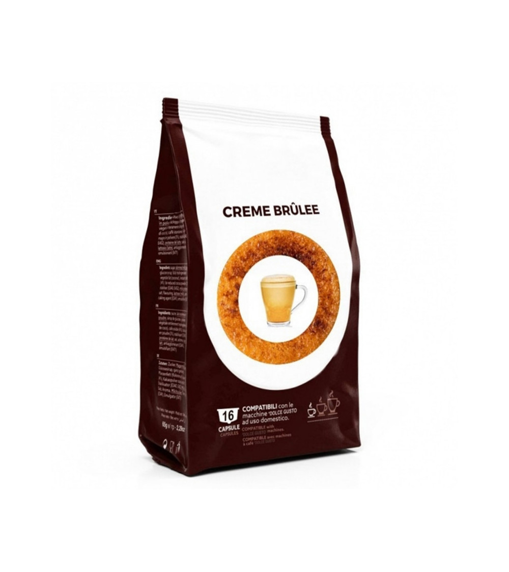 Capsule Compatibili Dolce Gusto Crème Brulèe, Sacchetto da 16 Capsule Compatibili Dolce Gusto Crème Brulèe, Sacchetto da 16