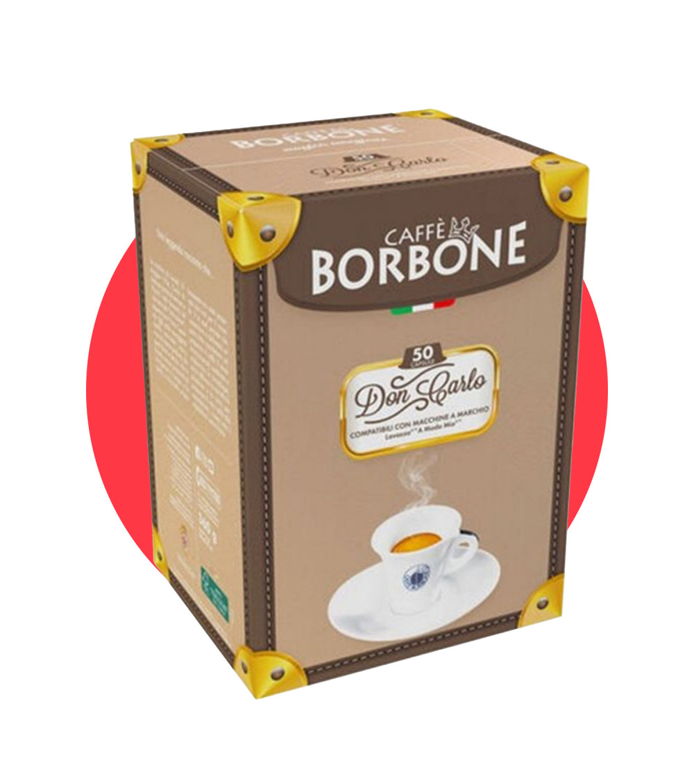Caffè Borbone 50 Capsule A Modo Mio Don Carlo miscela Rossa Caffè Borbone 50 Capsule A Modo Mio Don Carlo miscela Rossa