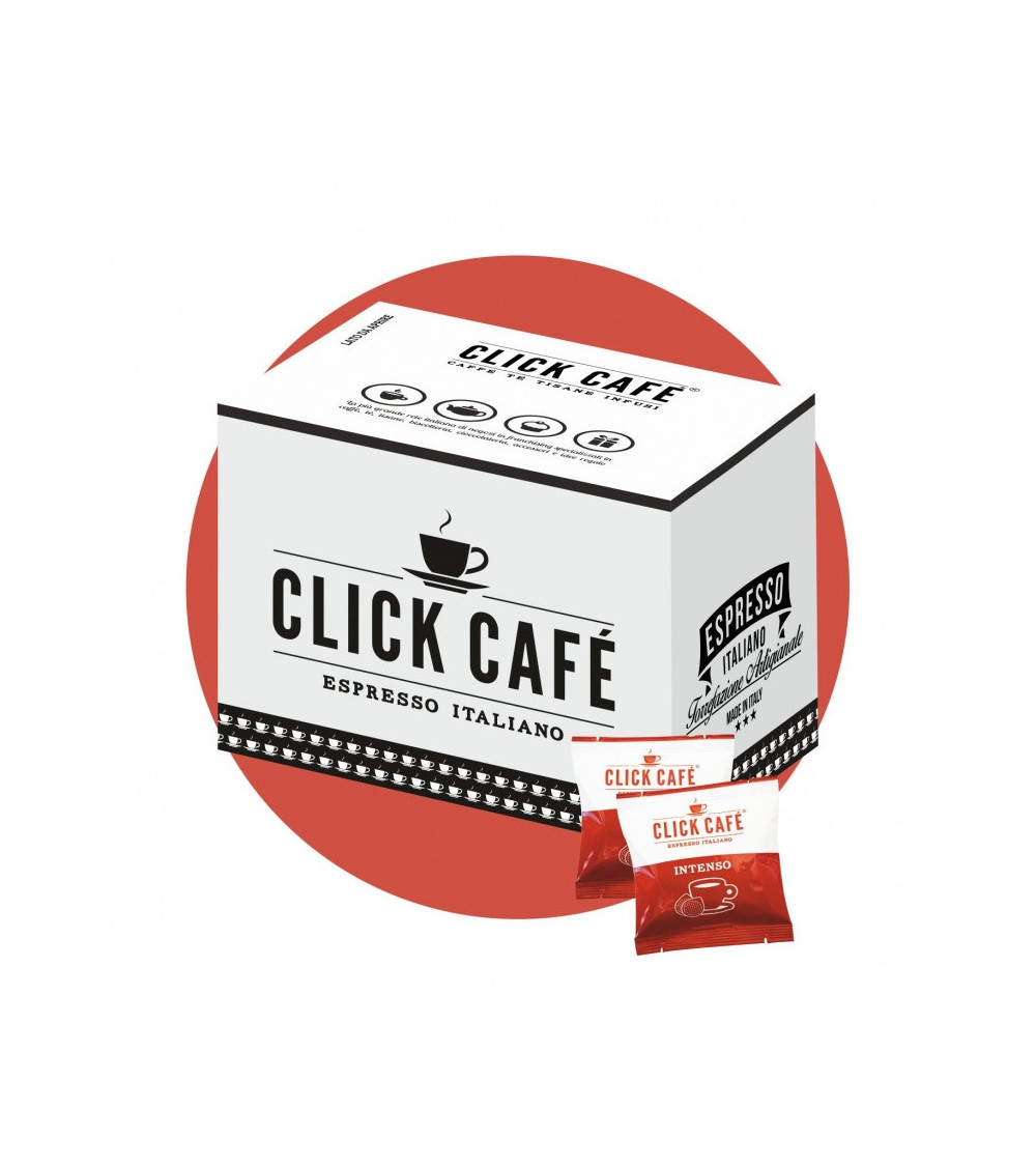 100 Cialde in carta filtro Click Café Intenso 100 Cialde in carta filtro Click Café Intenso