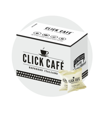 75 Capsule Lavazza Blue Click Café Delicato