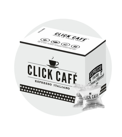 75 Capsule Lavazza Blue Click Café Decaffeinato
