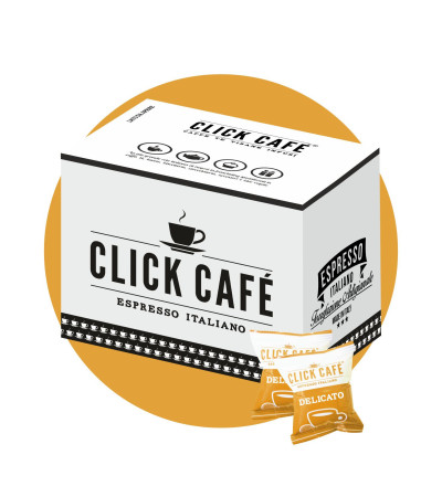100 Capsule Espresso Point Click Café Delicato