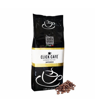Caffè in Grani Click Café Miscela Intenso Sacchetto da 1 Kg