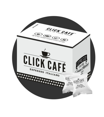 100 Capsule Uno System Click Café Forte