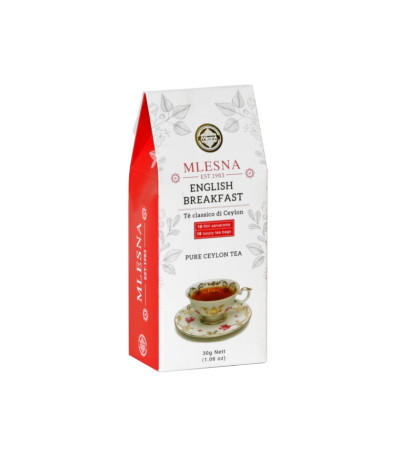 Tè Nero English Breakfast Mlesna Astuccio 15 Filtri