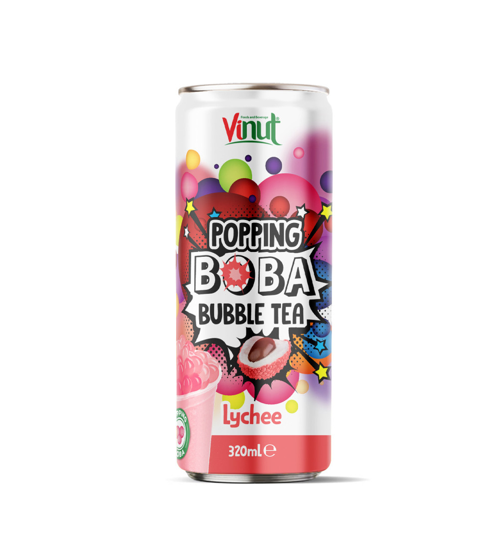 Bubble Tea Vinut Gusto Litchi Lattina 320 Ml Bubble Tea Vinut Gusto Litchi Lattina 320 Ml