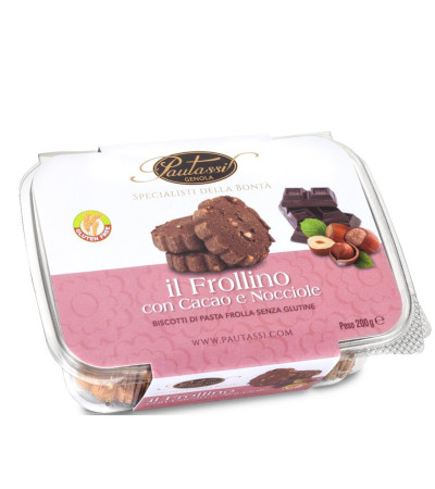 Vaschetta Frollino Cacao&Nocciola Senza Glutine gr 200