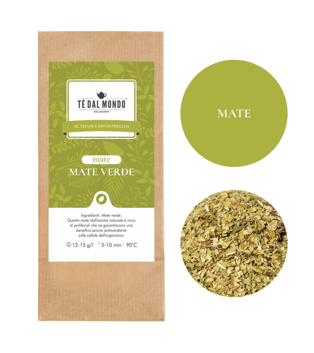 Mate Verde Brasiliano Conf. da 1 Kg + 15 Etichette Mate Verde Brasiliano Conf. da 1 Kg + 15 Etichette