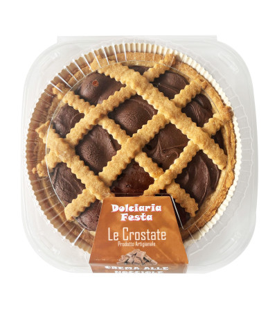 Crostata Artigianale Con Crema Alle Nocciole 350g