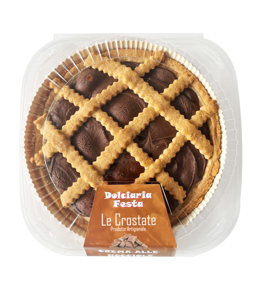 Crostata Artigianale Con Crema Alle Nocciole 350g Crostata Artigianale Con Crema Alle Nocciole 350g