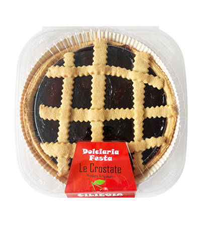 Crostata Artigianale con Confettura di Ciliegia 350g