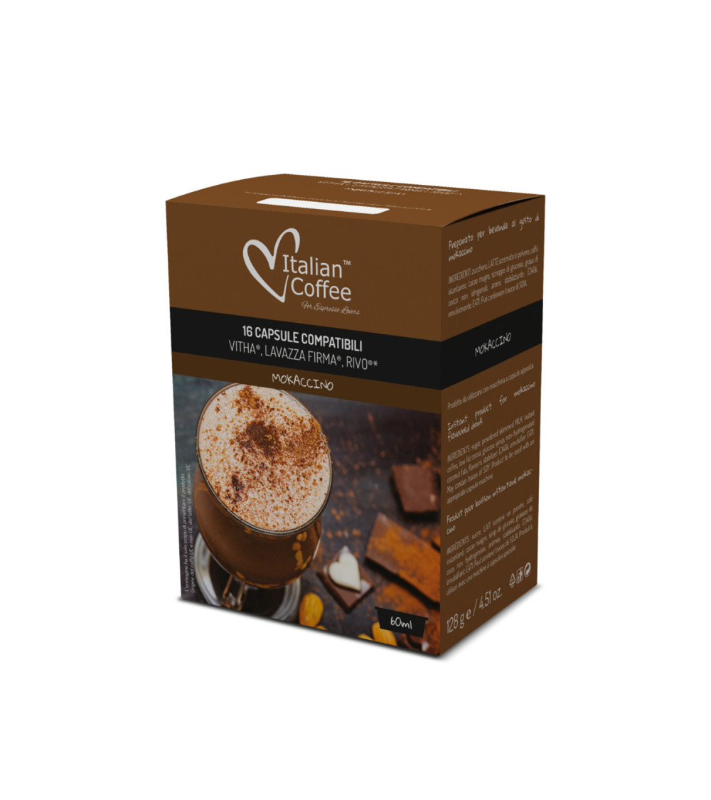 16 Capsule Compatibili Lavazza Firma Mokaccino 16 Capsule Compatibili Lavazza Firma Mokaccino