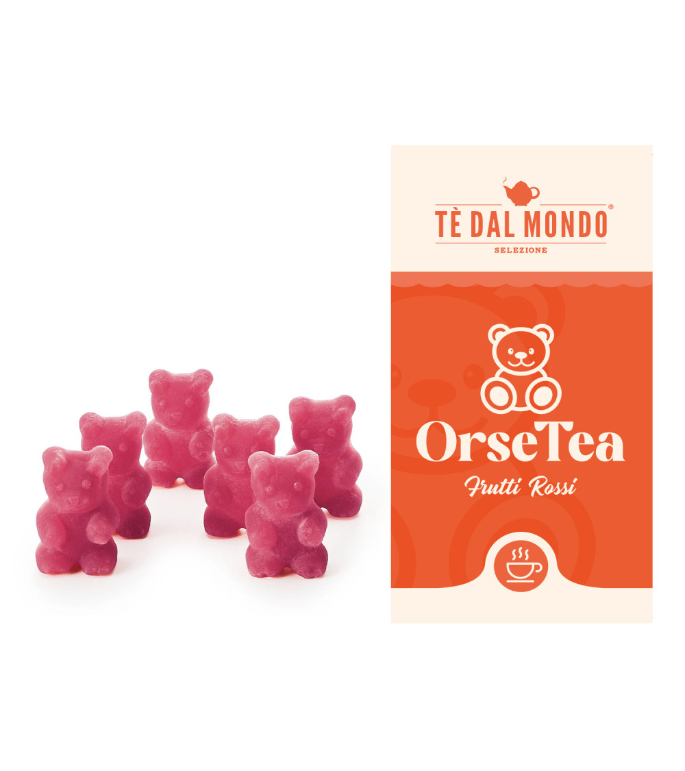 Tea Bears Orsetti Del Tè  Frutti Rossi  Nero 1 Kg + Etichette