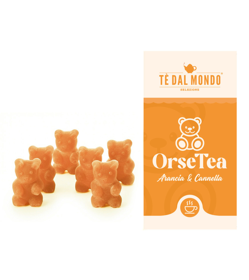 Tea Bears Orsetti Del Tè Cannella & Arancia 1 Kg + Etichette Tea Bears Orsetti Del Tè Cannella & Arancia 1 Kg + Etichette