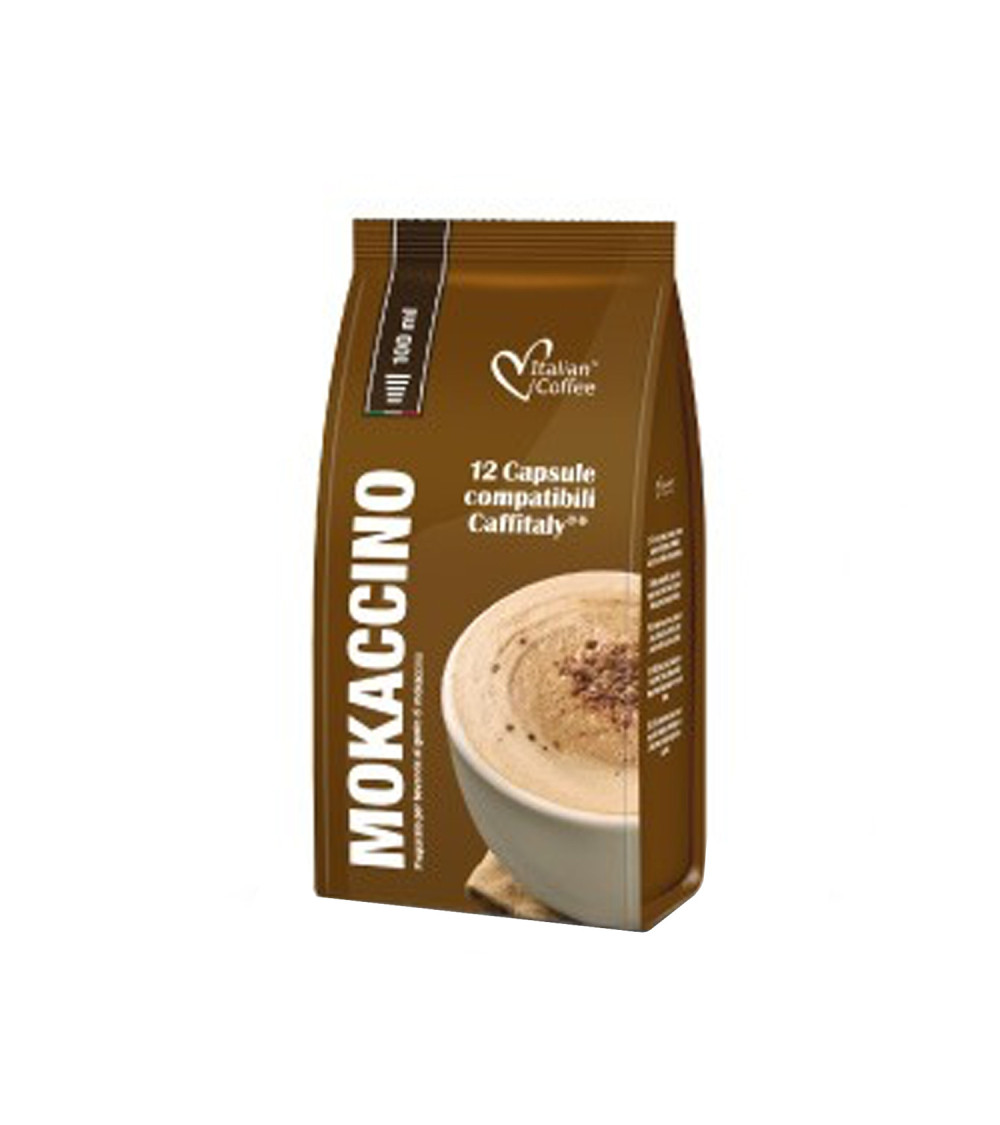 SACCHETTO 12 CAPSULE CAFFE' MOKACCINO COMPATIBILI CAFFITALY SACCHETTO 12 CAPSULE CAFFE' MOKACCINO COMPATIBILI CAFFITALY