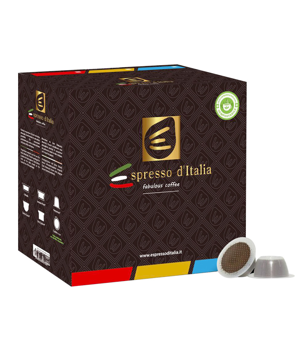 50 Capsule Bialetti Espresso D'Italia Gran Bar Arabica Premium 50 Capsule Bialetti Espresso D'Italia Gran Bar Arabica Premium