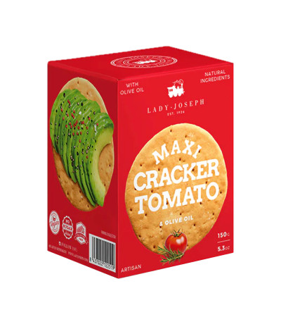 Lady J. Maxi Crackers Artigianali al Pomodoro 150 gr
