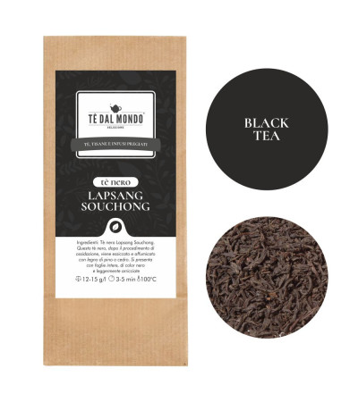 Tè Nero Affumicato LAPSANG SOUCHONG Conf. da 1Kg + 15 Etichette