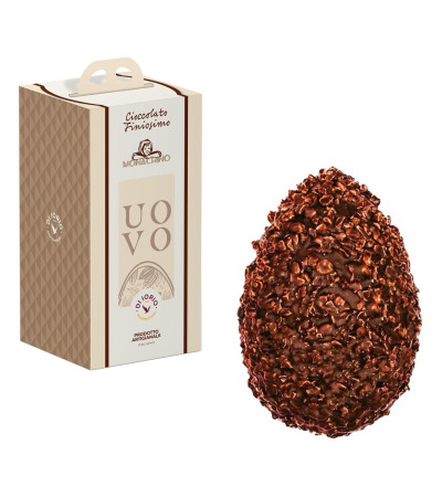 Uovo di Pasqua Fondente + Nocciole Monachino Sorpresa Astuccio 320g