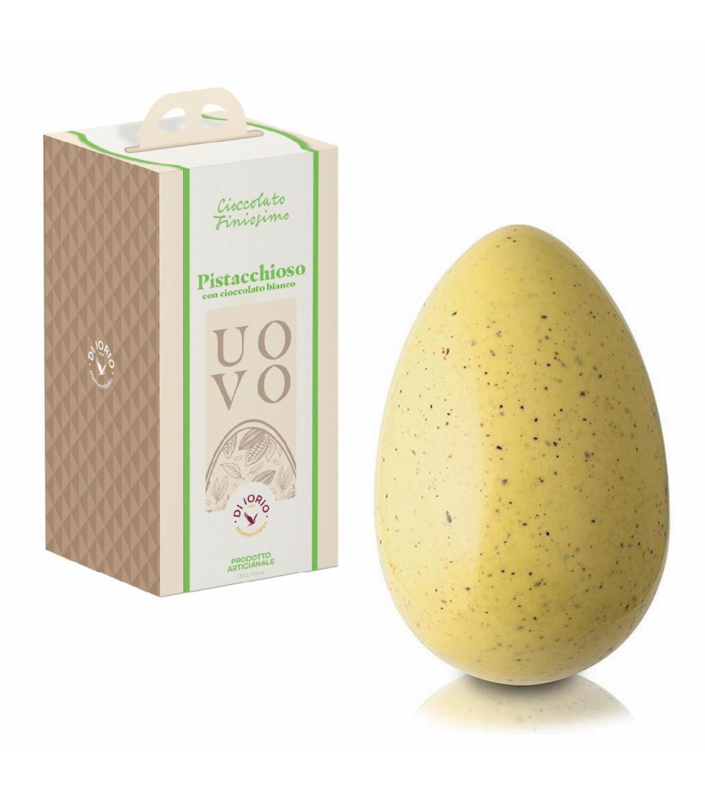 Uovo di Pasqua Cioccolato Bianco Al Pistacchio + Sorpresa Ast. 320g Uovo di Pasqua Cioccolato Bianco Al Pistacchio + Sorpresa Ast. 320g