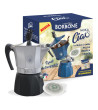 Caffè Borbone Moka Ciao Induction + 15 Cialde compostabili