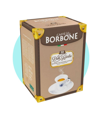 Caffè Borbone 50 Capsule A Modo Mio Don Carlo miscela Light