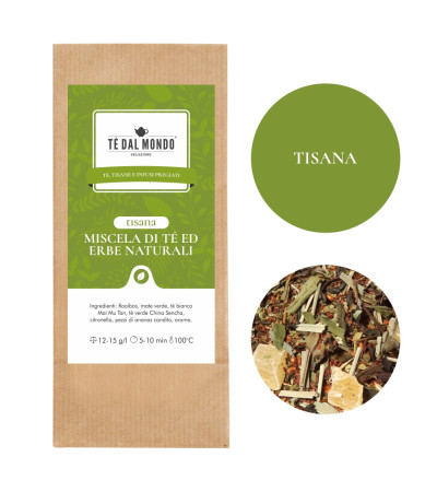 Tisana Dietetica Erbe Naturali Lime e Ananas da 1 Kg + 15 Etichette