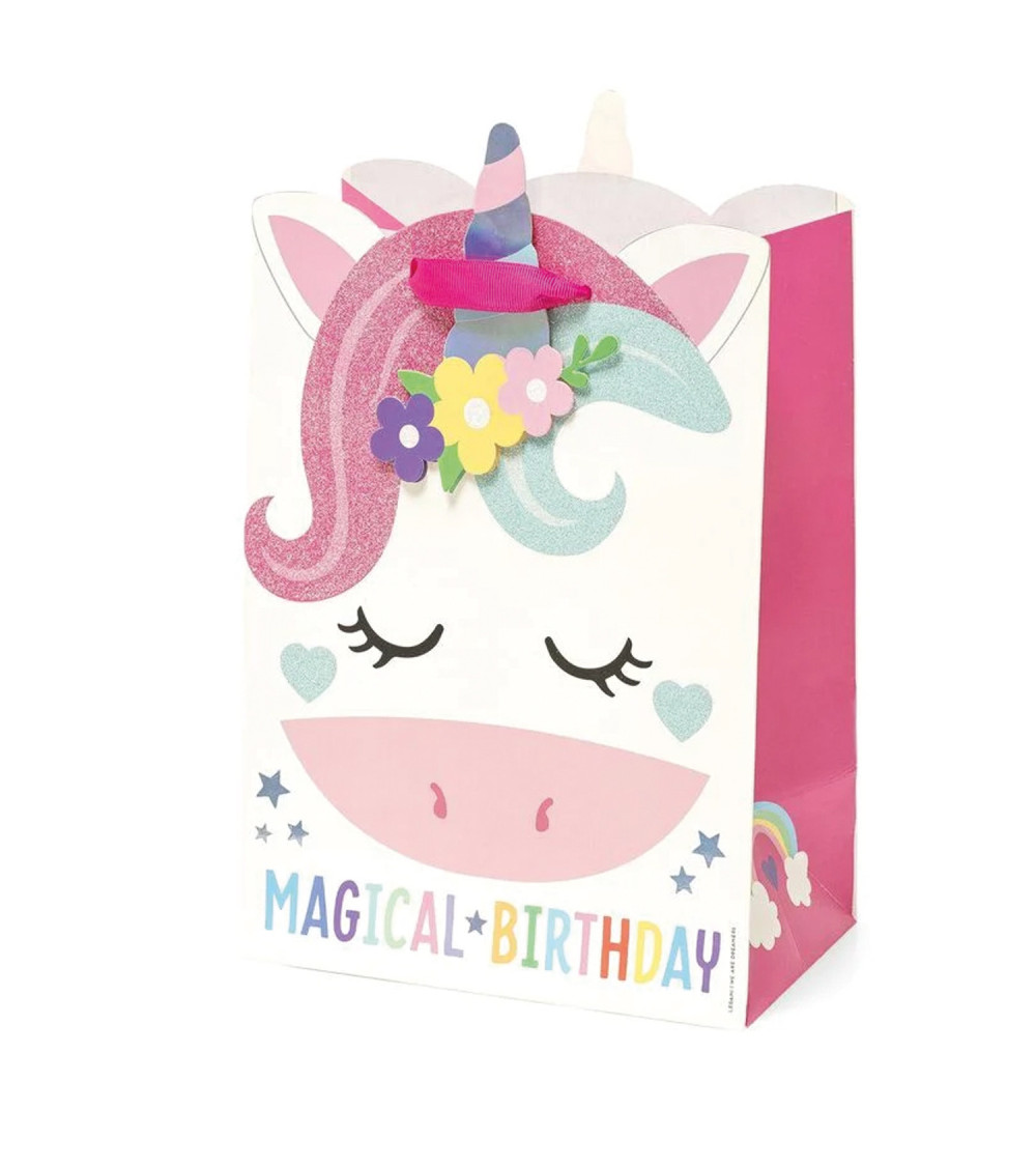 Sacchetto Regalo Unicorno 19x25x11,5cm Sacchetto Regalo Unicorno 19x25x11,5cm