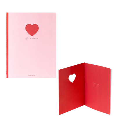 Quaderno a Righe con Cuore - Foglio B5