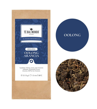 Tè Oolong Arancia Conf. da 1 Kg + 15 Etichette