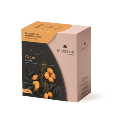 Meridiani astuccio 125gr Orzo macinato per Moka gusto Cacao