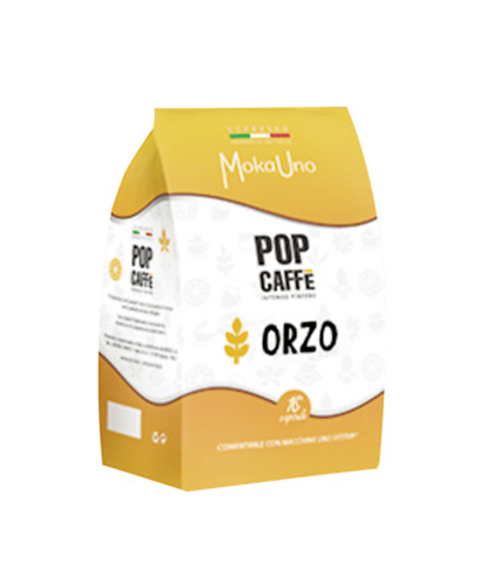 Pop Caffè 16 Capsule Moka Uno System Orzo Pop Caffè 16 Capsule Moka Uno System Orzo