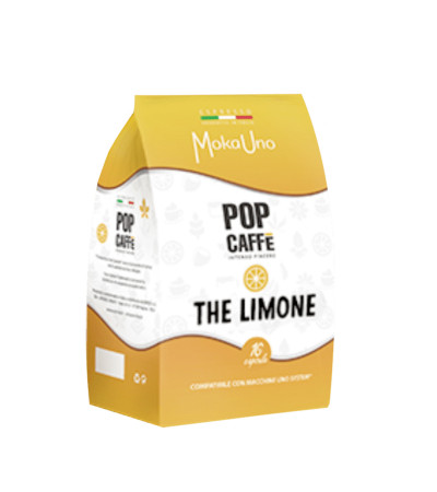 Pop Caffè 16 Capsule Moka Uno System Tè al Limone