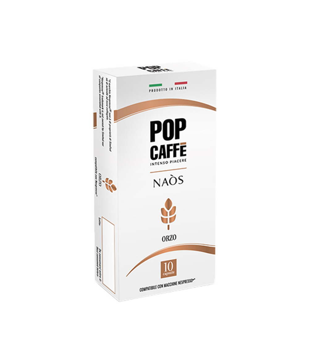 Pop Caffè 10 Capsule Nespresso Naos Orzo Pop Caffè 10 Capsule Nespresso Naos Orzo