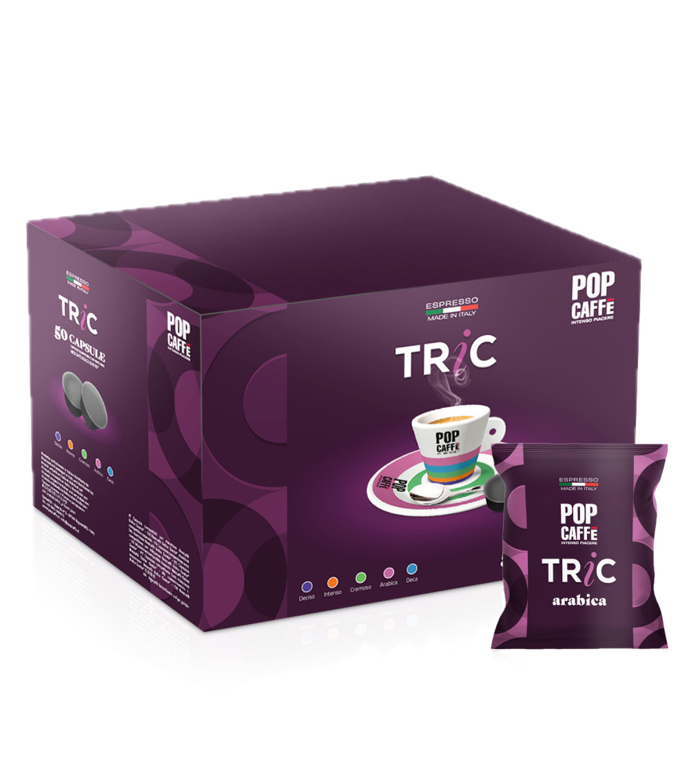 Pop Caffè 50 Capsule Dolce Gusto Tric Arabica 70% Pop Caffè 50 Capsule Dolce Gusto Tric Arabica 70%