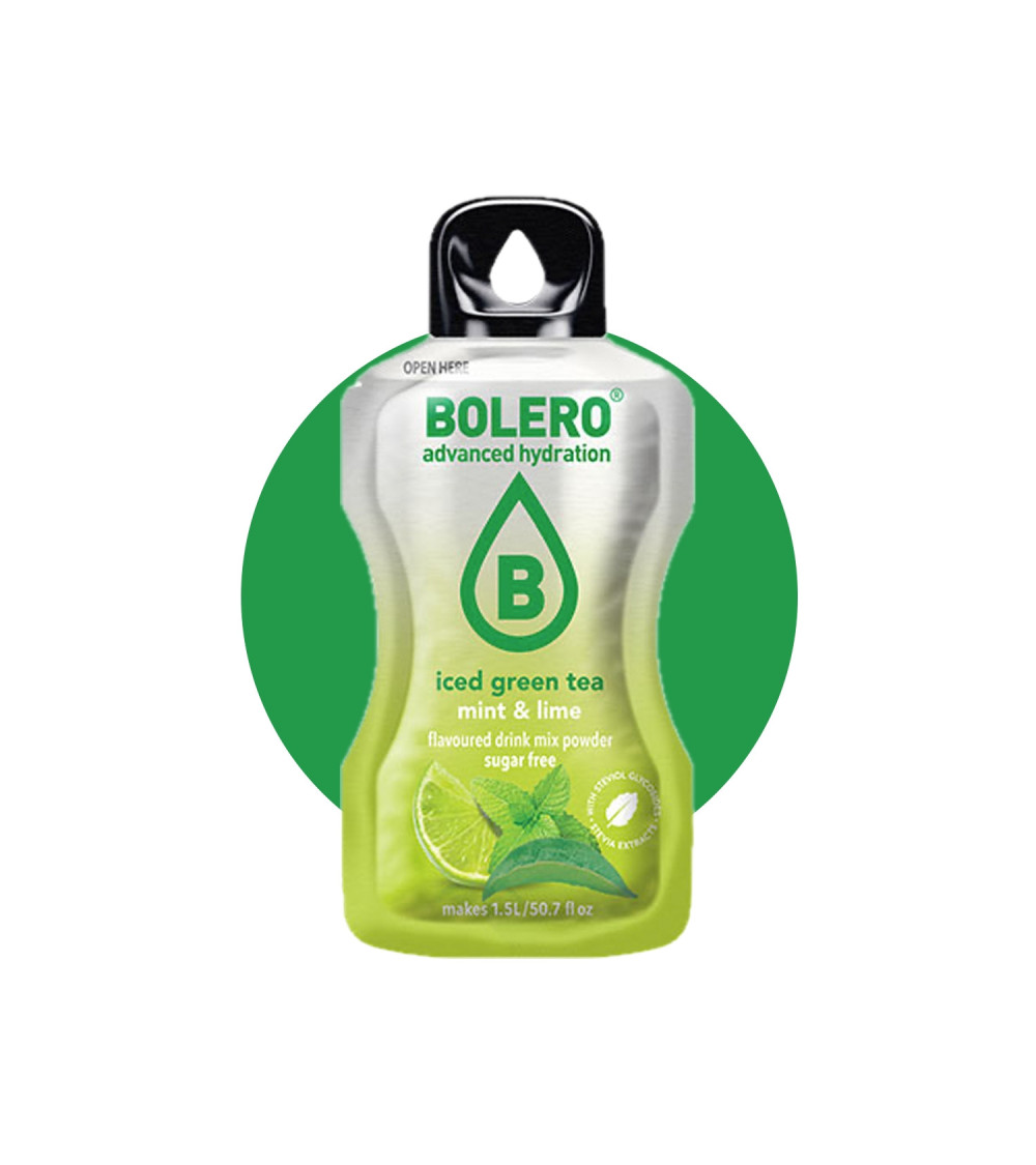 Bolero Drinks Iced Green Tea Mint & Lime 12 Bustine da 8gr Bolero Drinks Iced Green Tea Mint & Lime 12 Bustine da 8gr