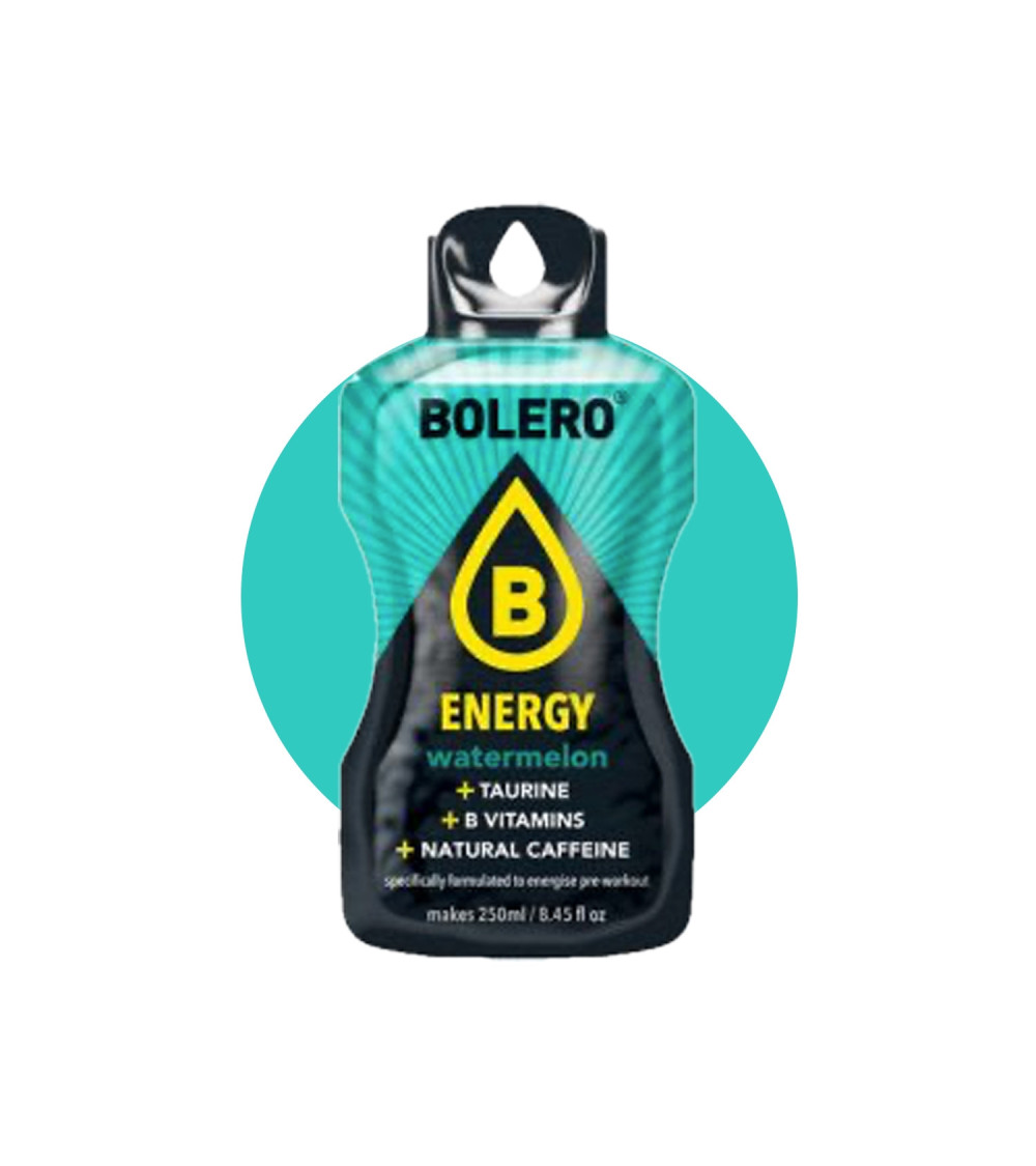 Bolero Drinks Energy Watermelon 6 Bustine da 7 gr Bolero Drinks Energy Watermelon 6 Bustine da 7 gr