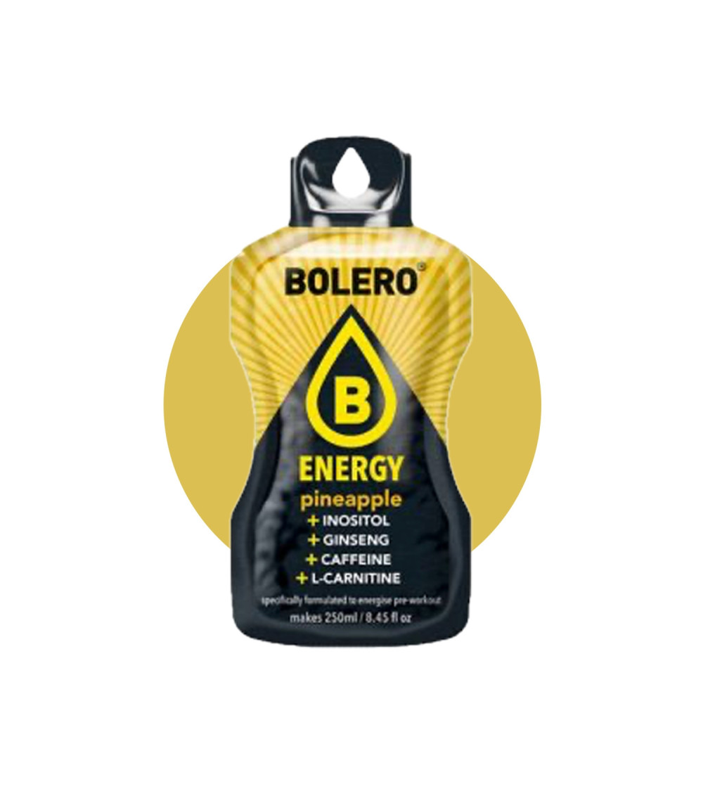 Bolero Drinks Energy Pineapple 6 Bustine da 7 gr Bolero Drinks Energy Pineapple 6 Bustine da 7 gr