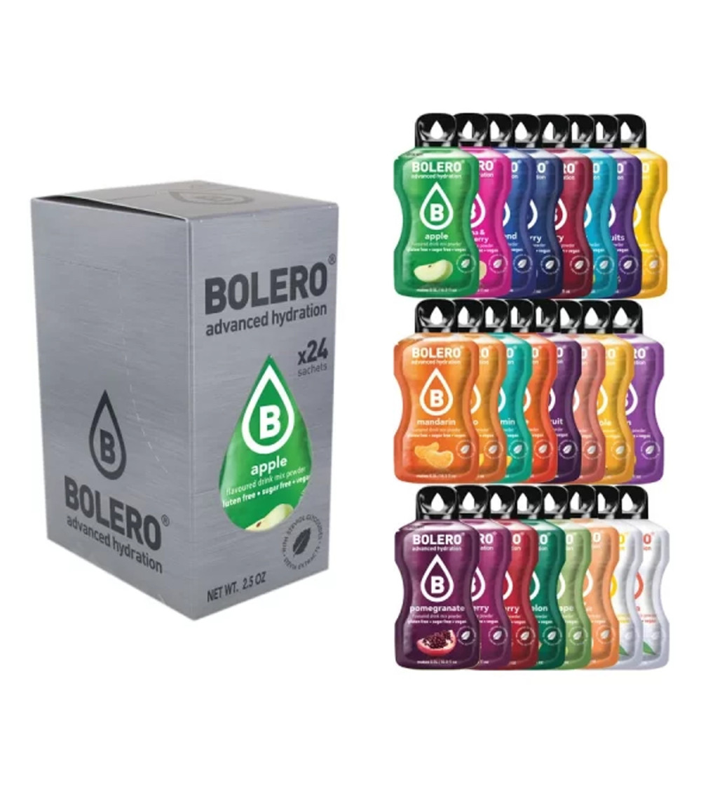 Bolero Drinks Mix 24 Gusti Assortiti Bustine da 3 gr Bolero Drinks Mix 24 Gusti Assortiti Bustine da 3 gr