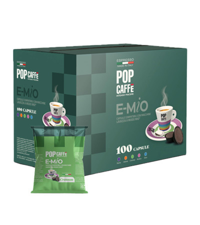 Pop Caffè 100 Capsule A Modo Mio E-Mio Cremoso