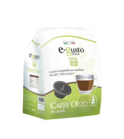 Pop Caffè 16 Capsule Dolce Gusto E-Gusto Orzo