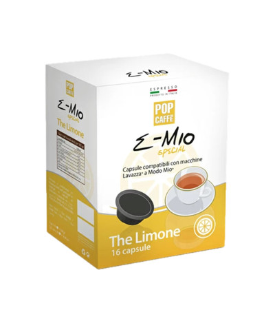 Pop Caffè 16 Capsule A Modo Mio E-Mio Tè al Limone