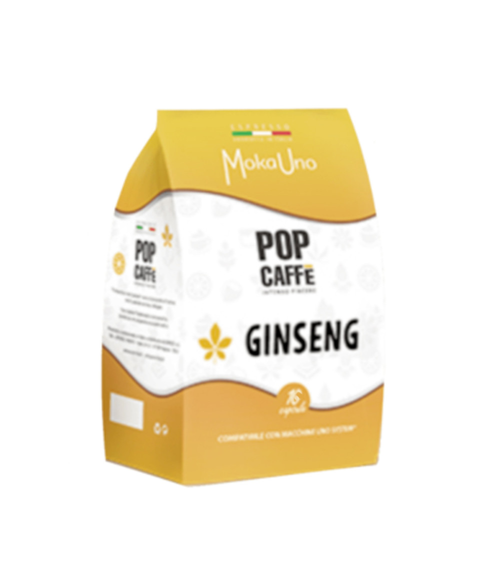Pop Caffè 16 Capsule Moka Uno System Ginseng Pop Caffè 16 Capsule Moka Uno System Ginseng