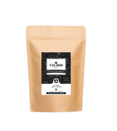 100 Piramidali Tè Nero Frutti Rossi In Doypack Refill 2.5gr
