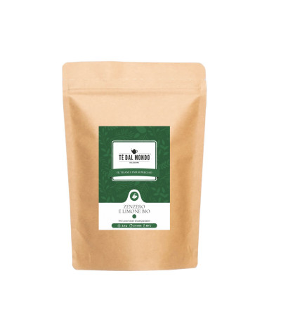 100 Piramidali Tè Verde Zenzero & Limone In Doypack Refill 2.5Gr