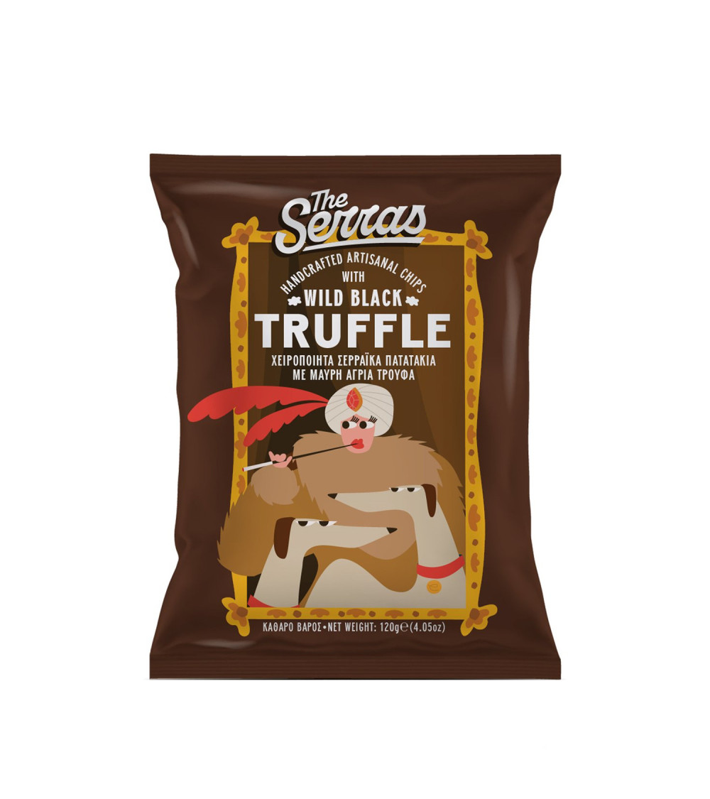 Serras Patatine Artigianali Al Tartufo 120 gr Serras Patatine Artigianali Al Tartufo 120 gr