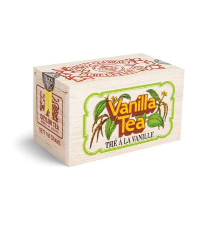 Mlesna Scatola in Legno Tè In Foglia Alla Vaniglia 100 gr