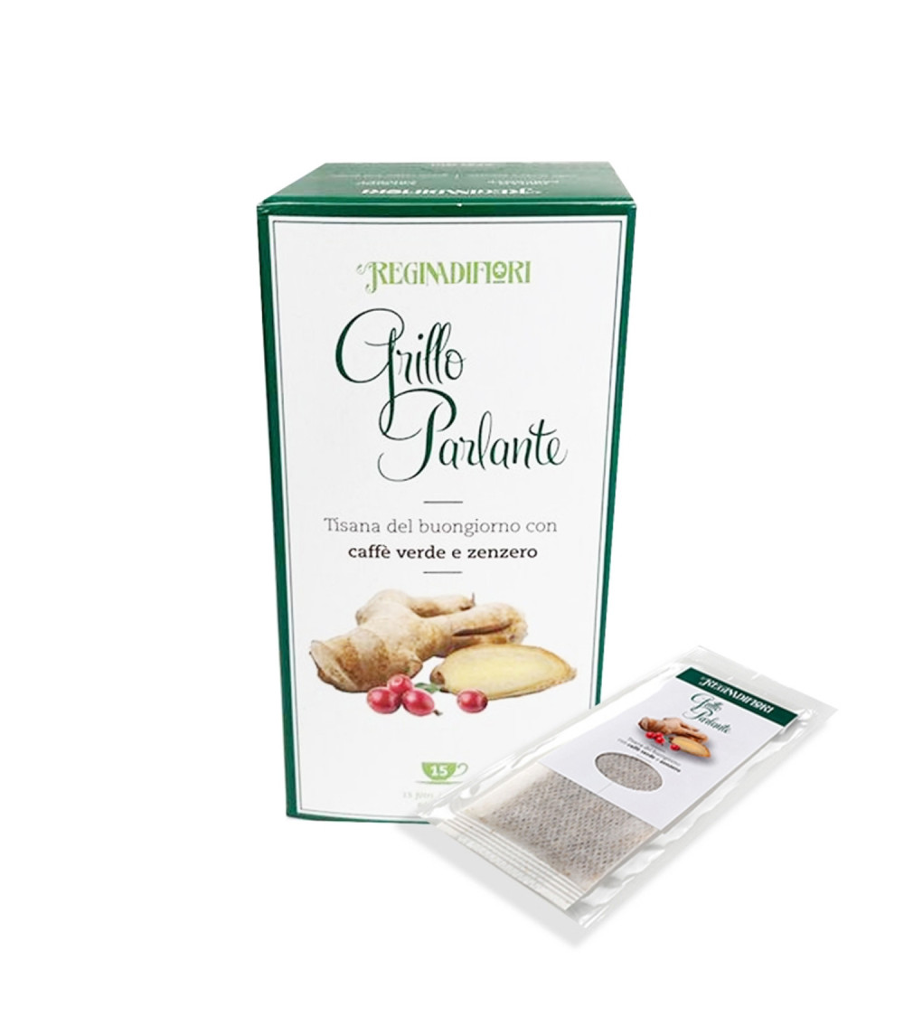 Tisana Grillo Parlante Caffè Verde & Zenzero 15 filtri Tisana Grillo Parlante Caffè Verde & Zenzero 15 filtri