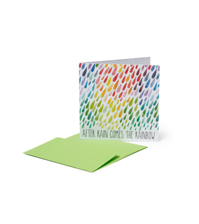 Legami 10 Biglietti di Auguri  After Rain Comes The Rainbow