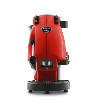 Macchina da caffè Frog vapor rossa, con omaggio